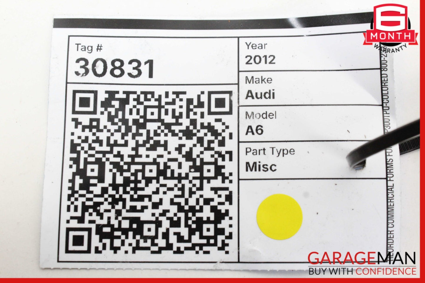 2012-2018 Audi A6 C7 Rear Left Lane Assist Blind Spot Radar Sensor 4G0907566C