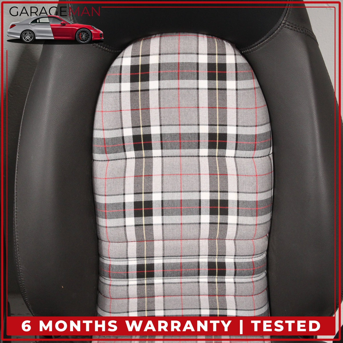 1999-2005 Porsche 911 Front Seat & Rear Cushion Pepita Style Fully Automatic OEM