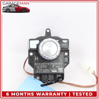 2012-2015 Mercedes W204 C250 C300 Multimedia Knob Control Switch 2048709758 OEM