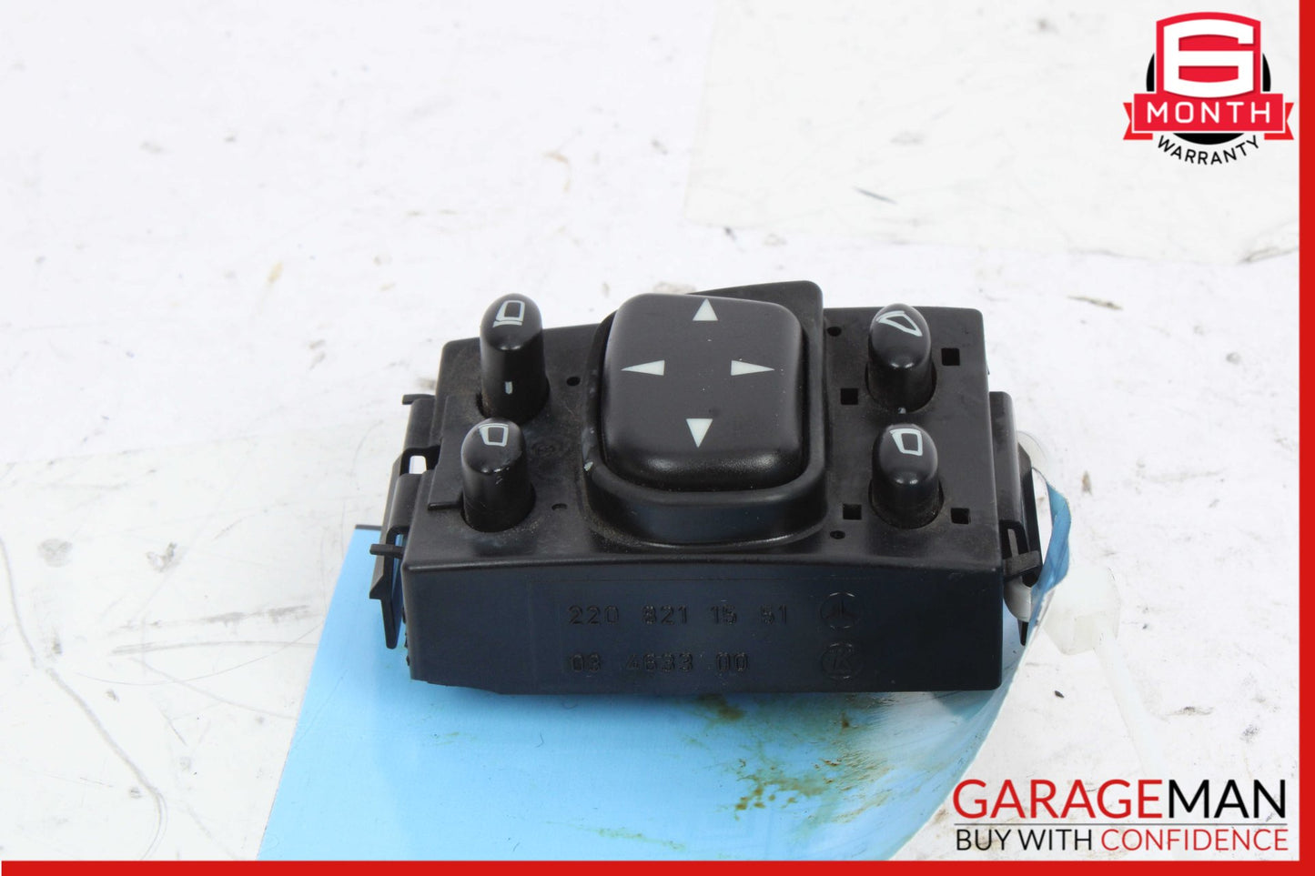 2000-2006 Mercedes W220 S55 AMG Side Rear View Mirror Adjust Switch Button OEM