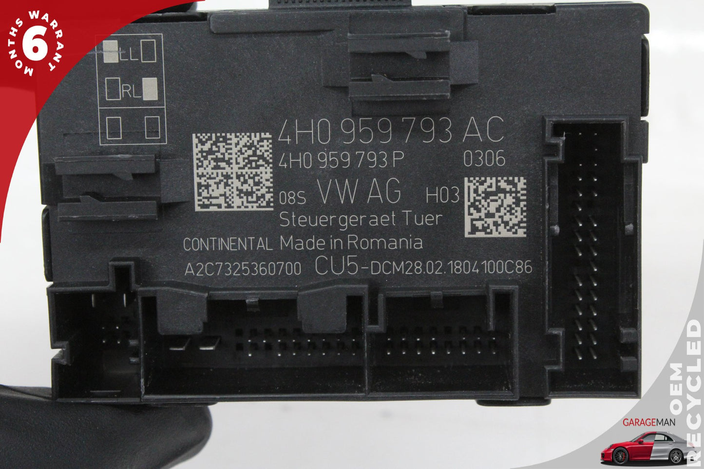 2013-2024 Porsche Macan 95B Front Left Door Control Module 4H0959793AC OEM
