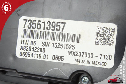 2014-2017 Fiat 500L AC Temperature Climate Control Switch Panel 735613957 OEM
