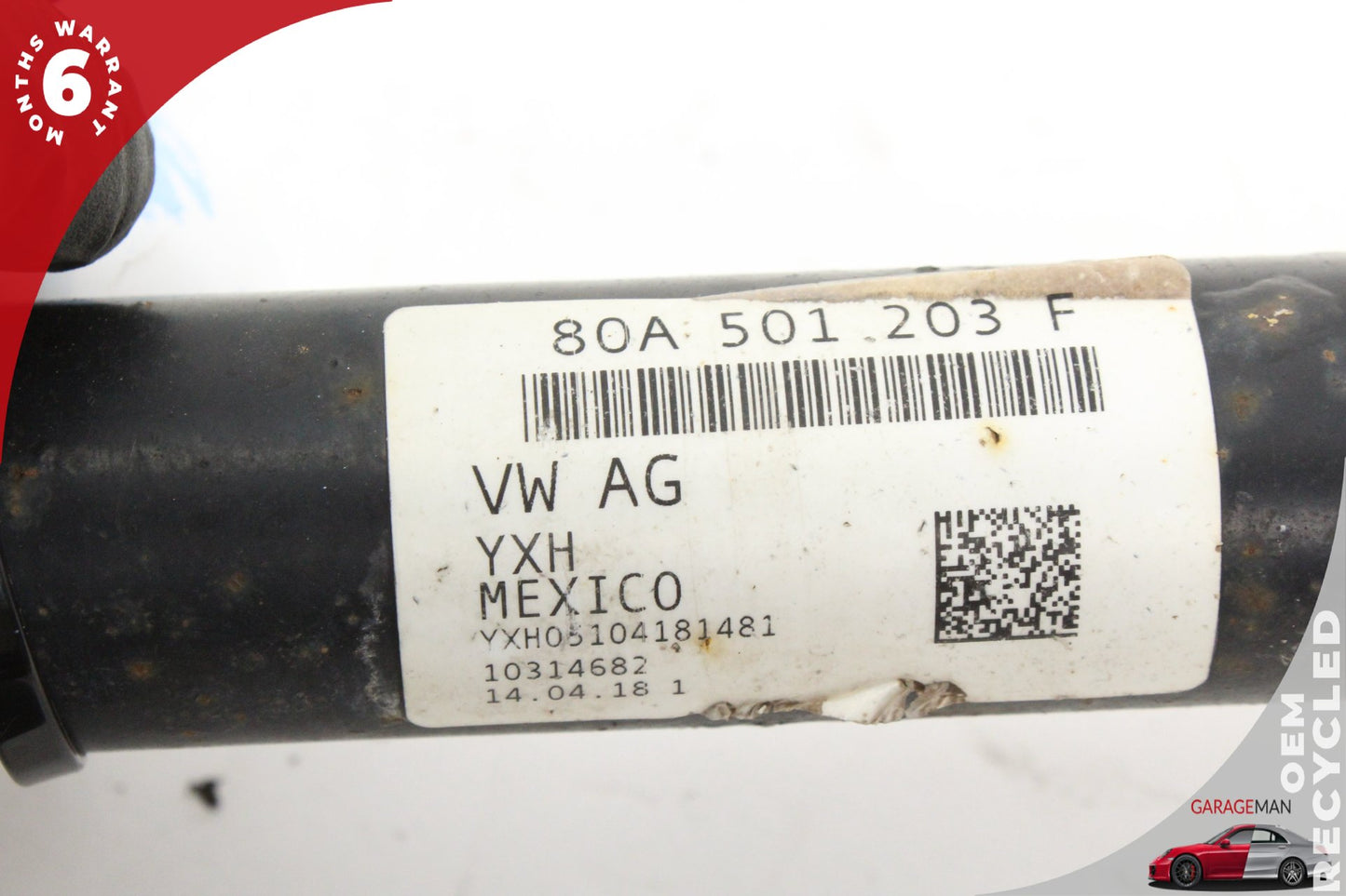 2018-2025 Audi SQ5 Q5 AWD Rear Left Side CV Axle Shaft 80A501203F OEM