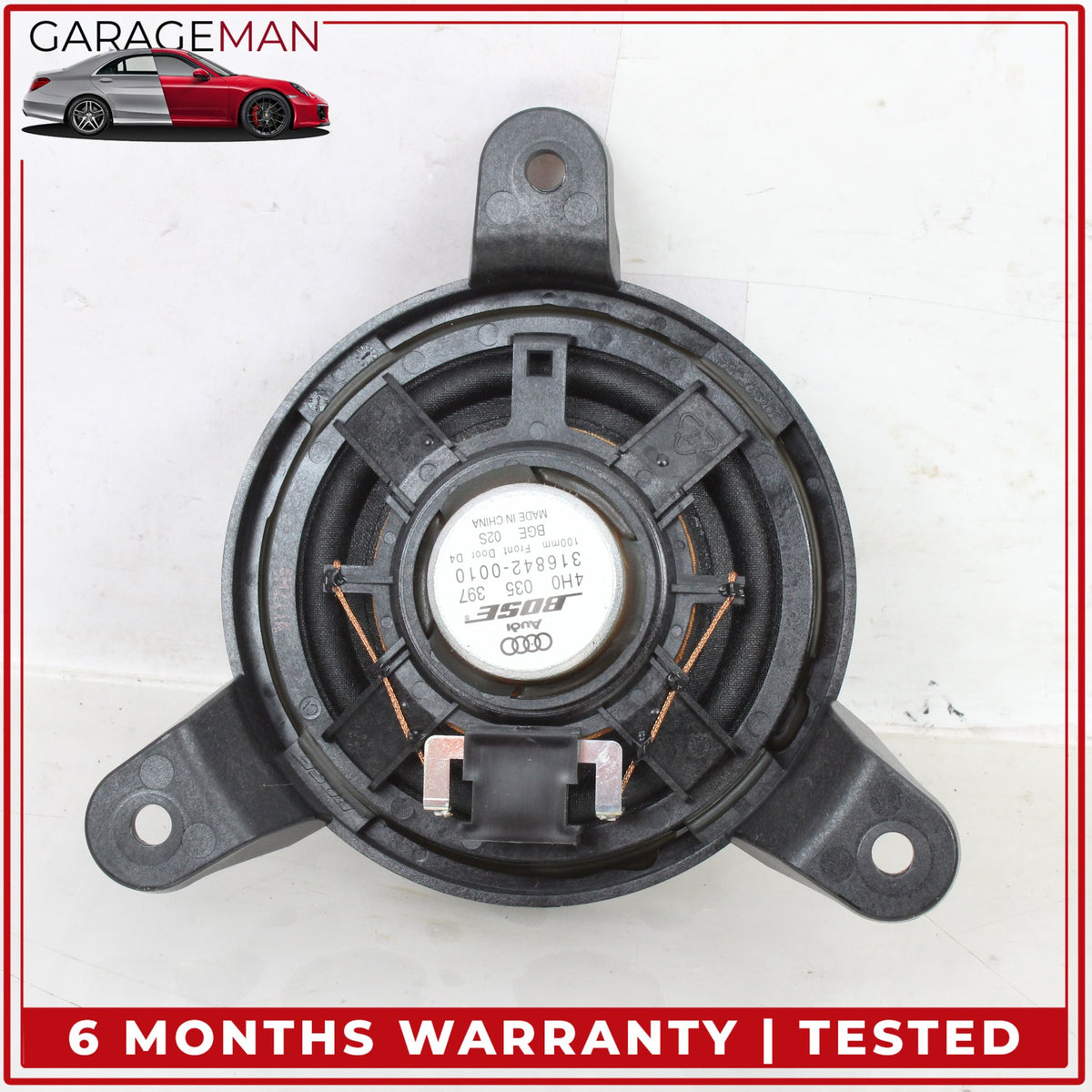 2011-2018 Audi A8 S8 Front and Rear Audio Sound Speaker Set Bose 4H0035297 OEM