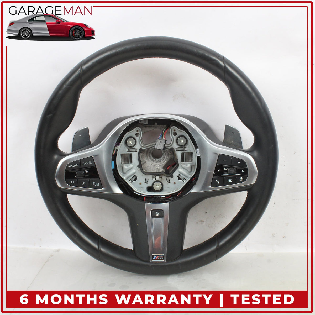 2019-2026 BMW M340i G20 Front Left Heated Steering Wheel w/ Paddle Shifters OEM
