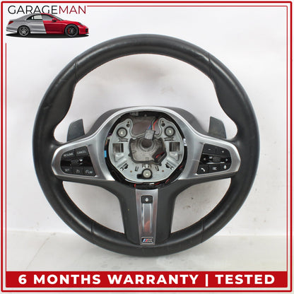2019-2026 BMW M340i G20 Front Left Heated Steering Wheel w/ Paddle Shifters OEM