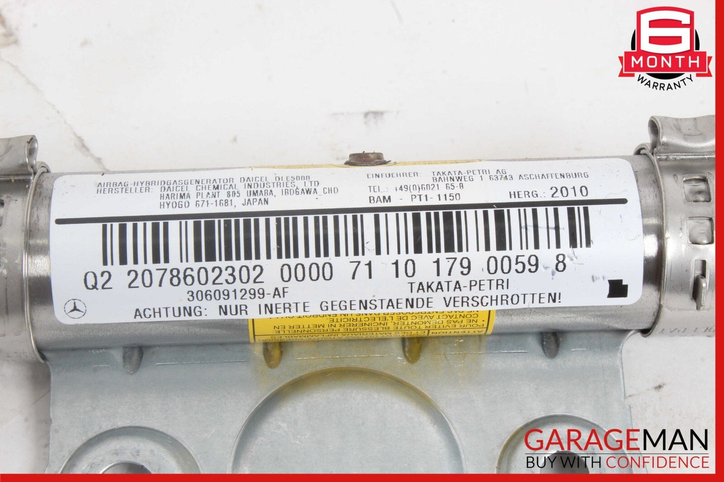11-17 Mercedes W207 E350 E550 Door Airbag Left Driver Side 2078602302 OEM