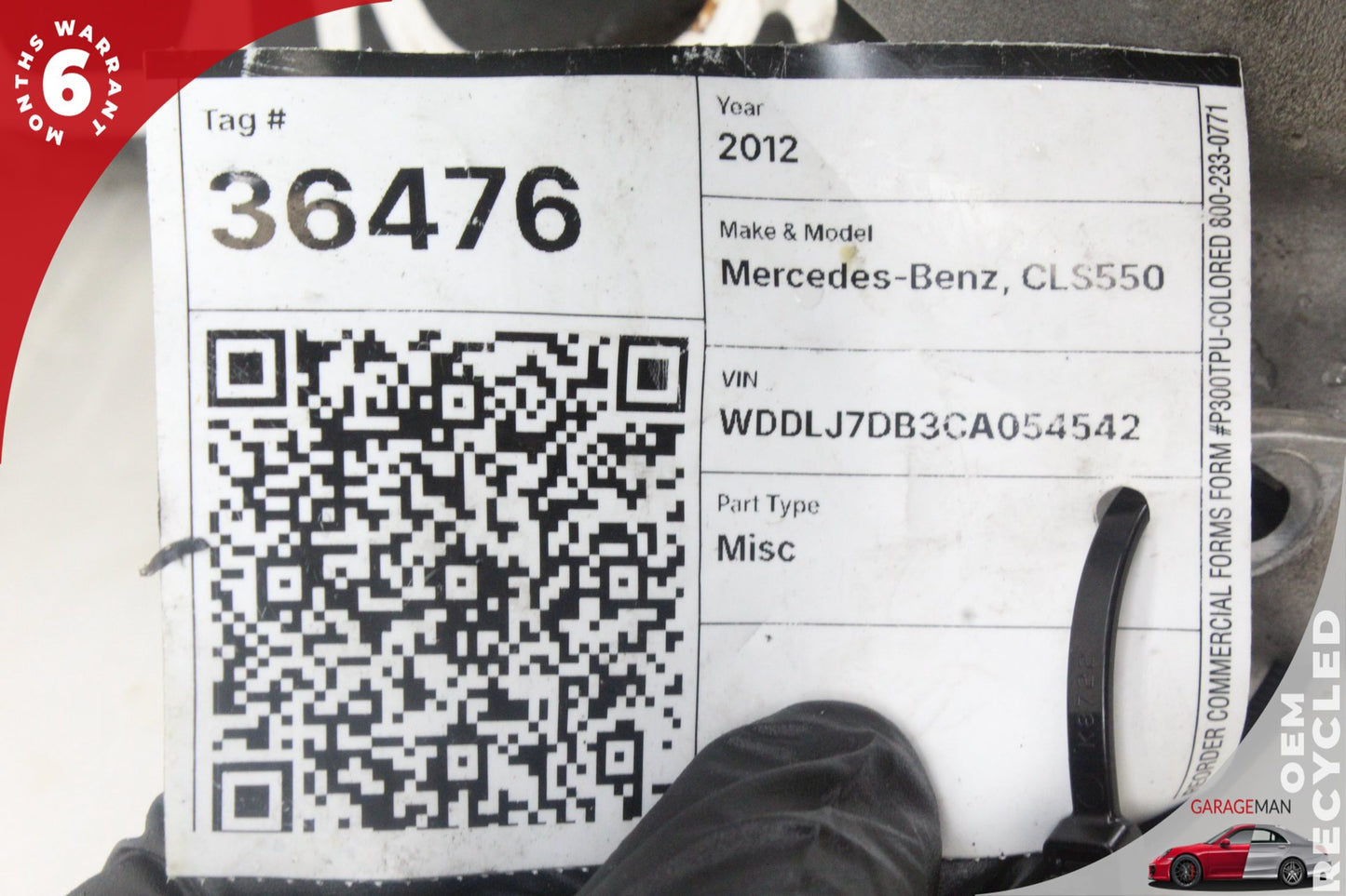 2011-2020 Mercedes-Benz CLS550 W218 RWD 4.7L Left Cylinder Head 2780107320 OEM