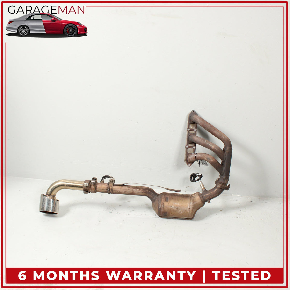 1999-2002 Porsche 911 996 Complete Exhaust (Manifold, Downpipe, Muffler) OEM