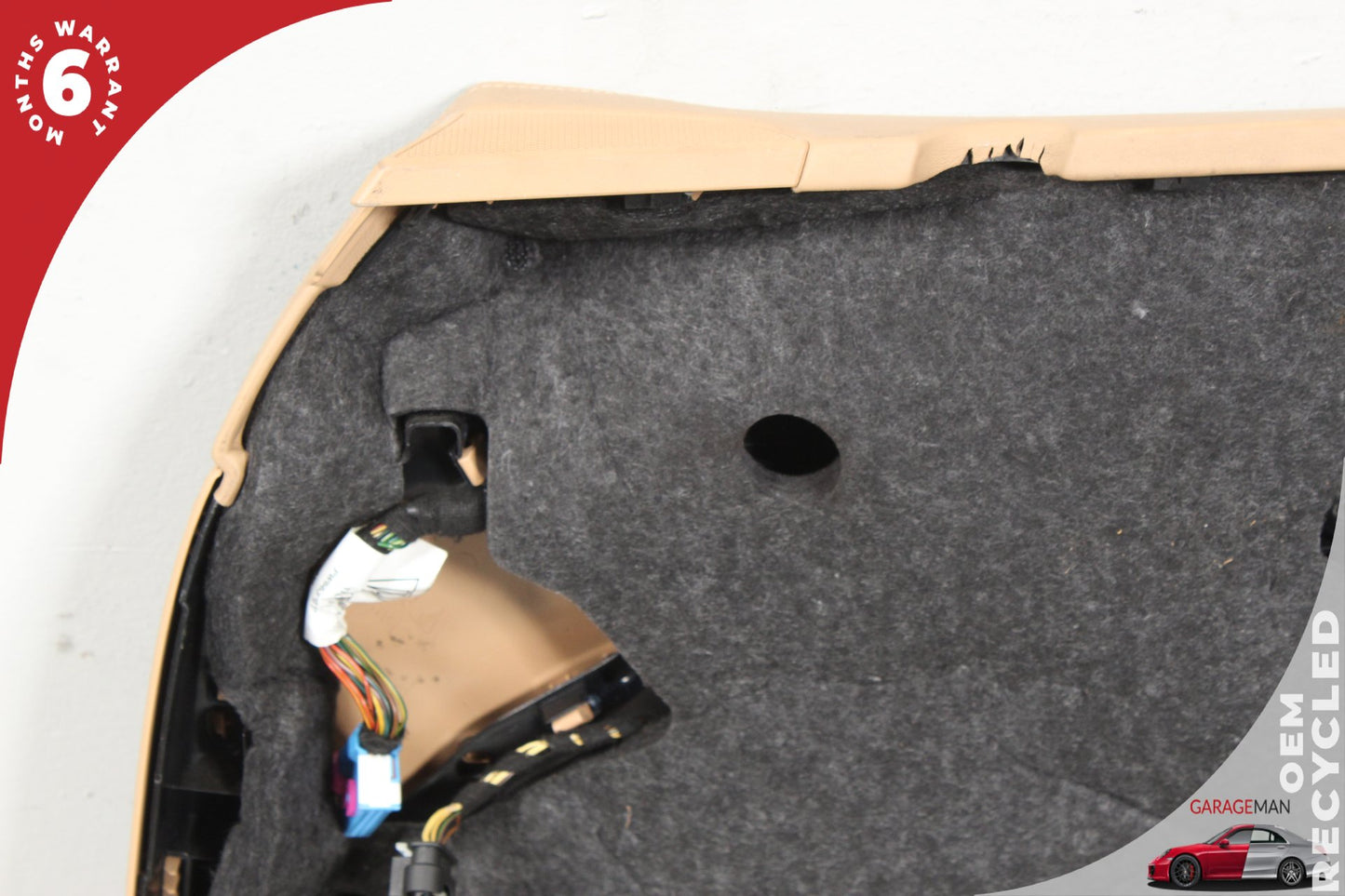 2010-2016 Porsche Panamera 970 Front Left Driver Side Door Trim Panel Beige OEM