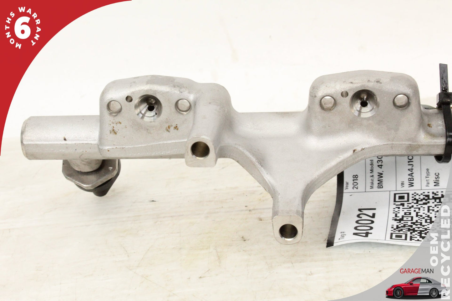 2017-2020 BMW 430i F36 Fuel Injection Rail Line 7639979