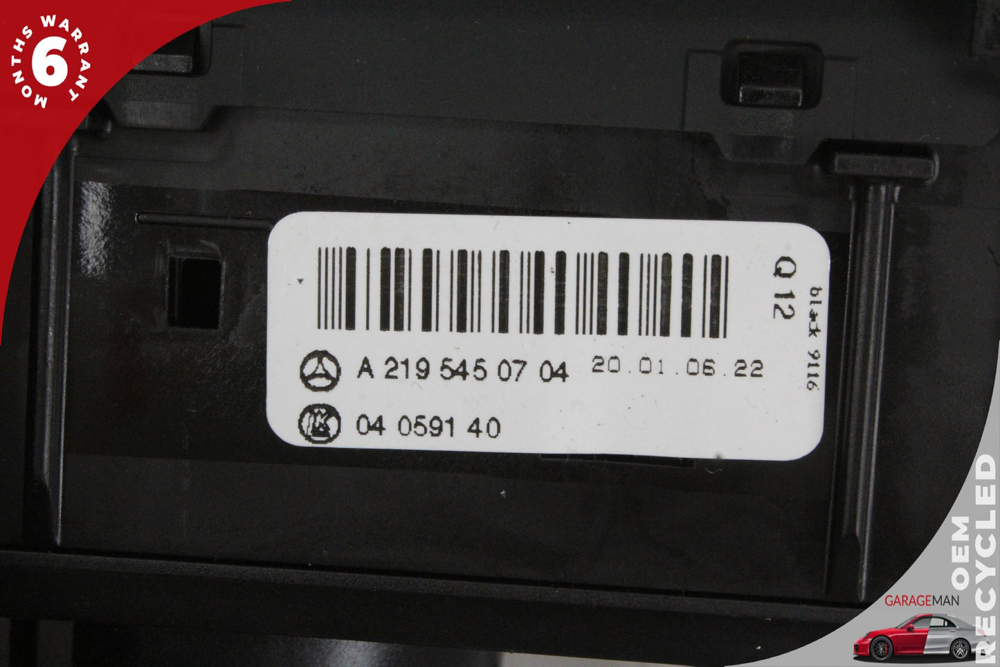 06-11 Mercedes-Benz CLS500 W219 Headlight Switch Control 2195450704 OEM