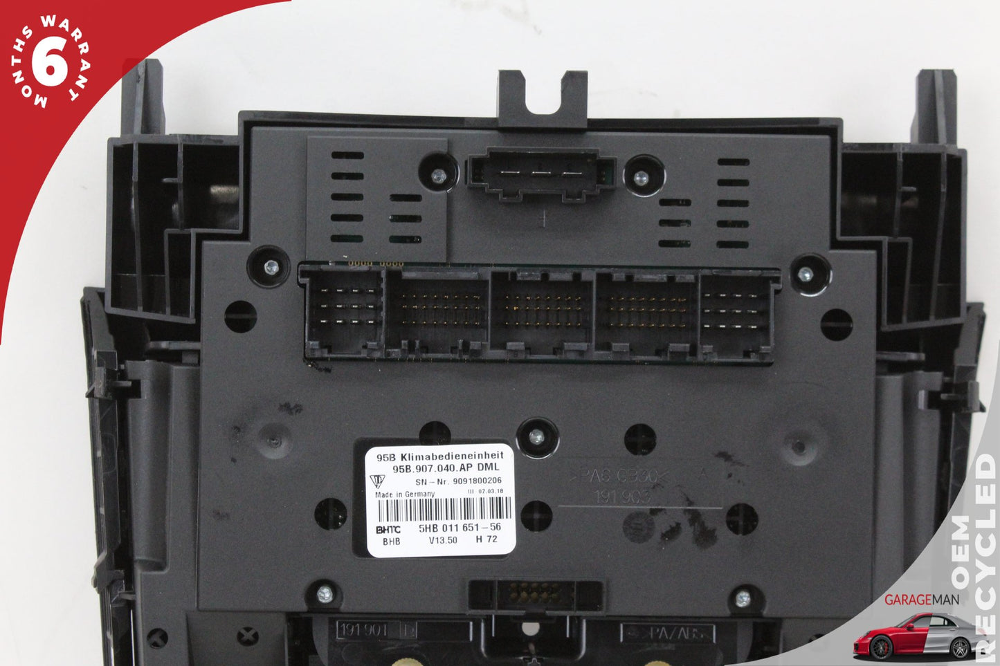 2015-2018 Porsche Macan 95B Center Console Climate Multifunction Switch Control