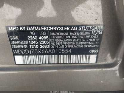Parting Out- 2006 Mercedes-Benz CLS550 W219- 154