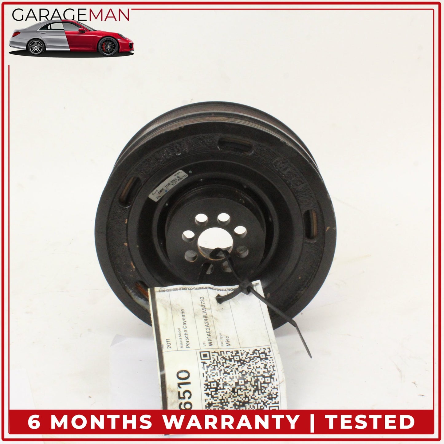 2011-2018 Porsche Cayenne 958 A7 S5 S4 Crank Shaft Pulley Harmonic Dampener OEM