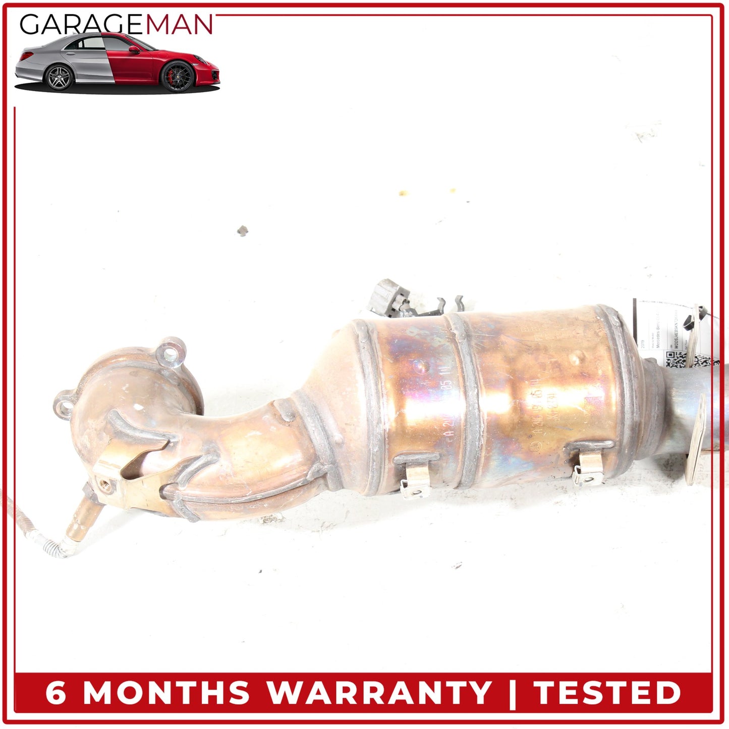 2014-2019 Mercedes-Benz CLA250 W117 Sedan Exhaust Downpipe 2464900514 OEM