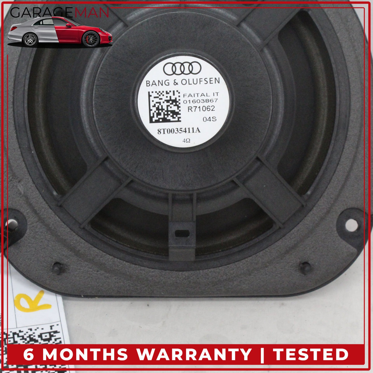 2009-2016 Audi A5 8T Sedan Rear Left and Right Side Door Speaker 8T0035411A OEM