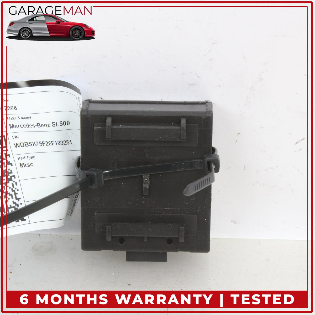 2003-2006 Mercedes R230 SL500 Anti Theft Alarm Control Module 2118209126 OEM