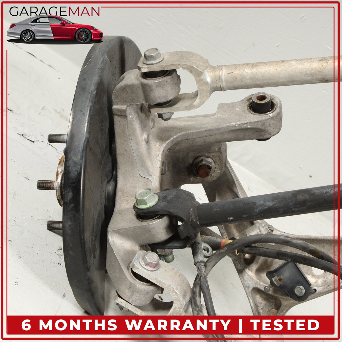 2014-2024 Infiniti Q50 V37 4WD Rear Left Spindle Knuckle Wheel Hub w/ Arms OEM