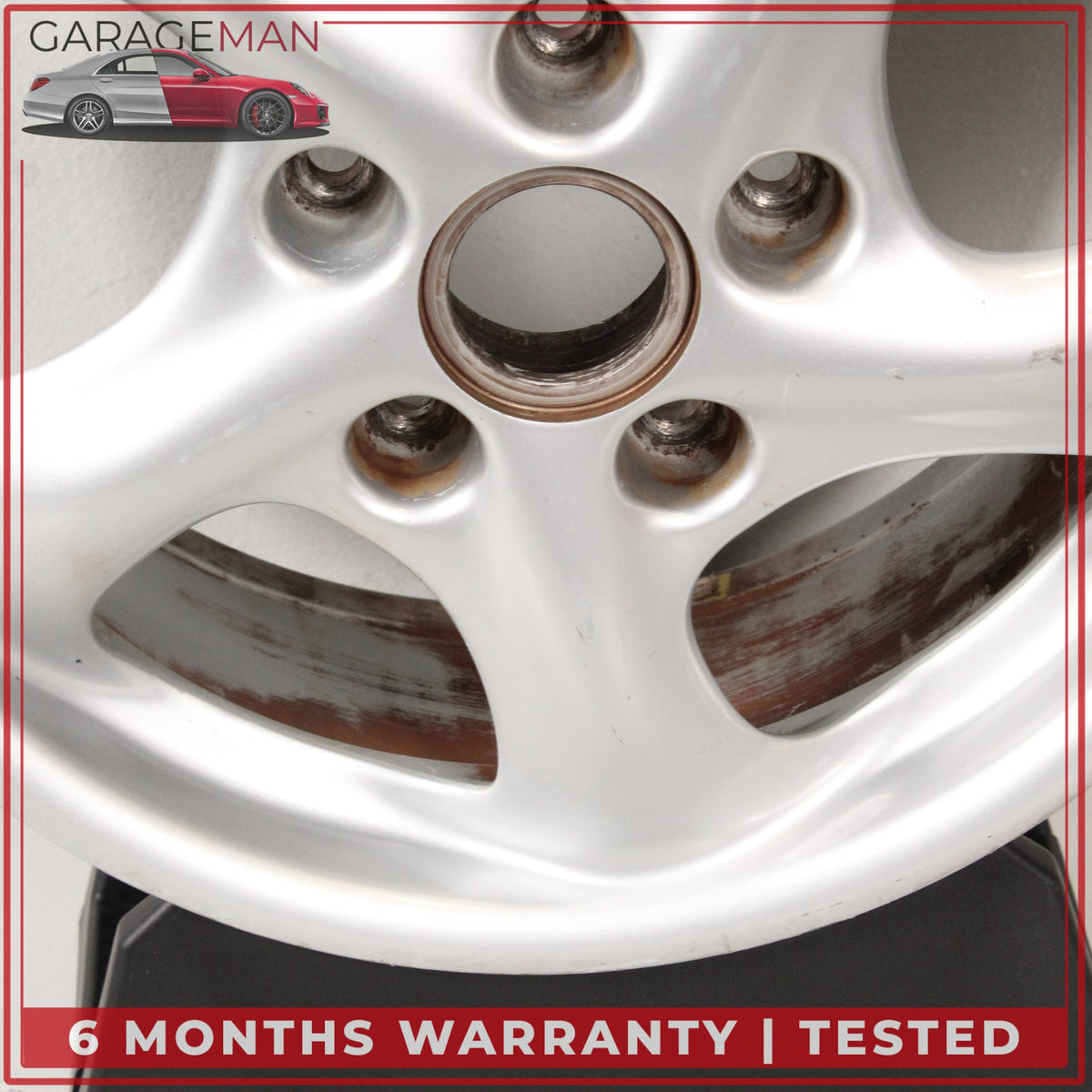 1999-2001 Porsche 911 Carrera 996 Front Side Wheel Rim 7X17 ET55 99636212400 OEM