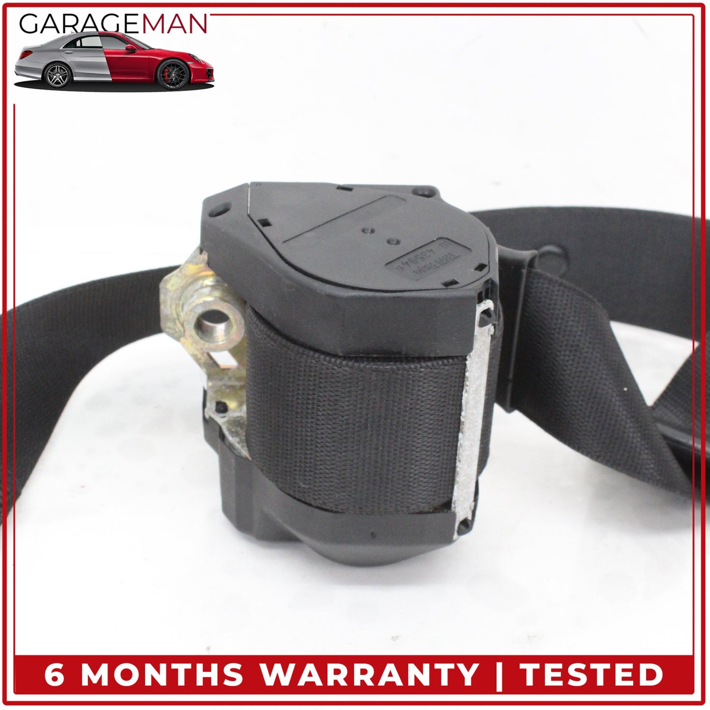 1999-2005 Porsche 911 996 Front and Rear Left Side Seat Belt Set Black OEM