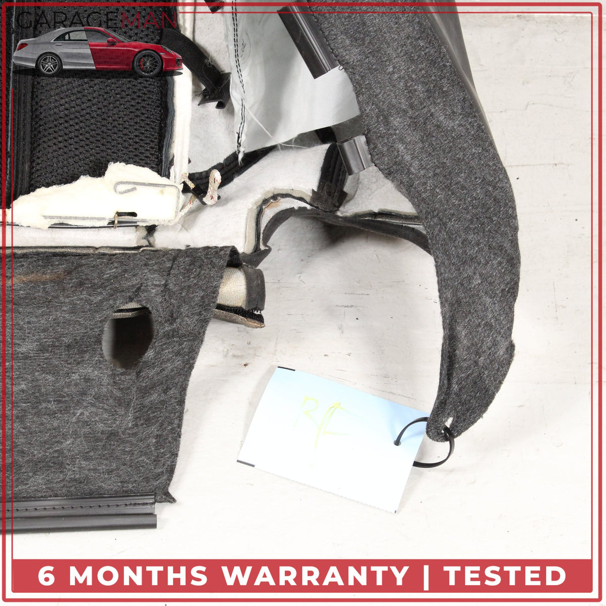 2014-2017 LR Range Rover Sport L494 Front Right Upper Seat Cushion Black OEM