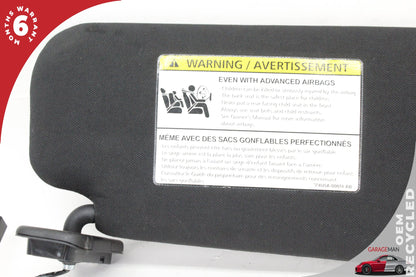 2016-2020 Jaguar XF X260 Front Left Side Sun Visor Black 4U5A00014AB OEM