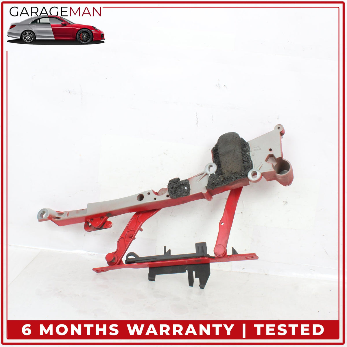1999-2012 Porsche 911 Left and Right Convertible Top Cover Red Hinge Set OEM