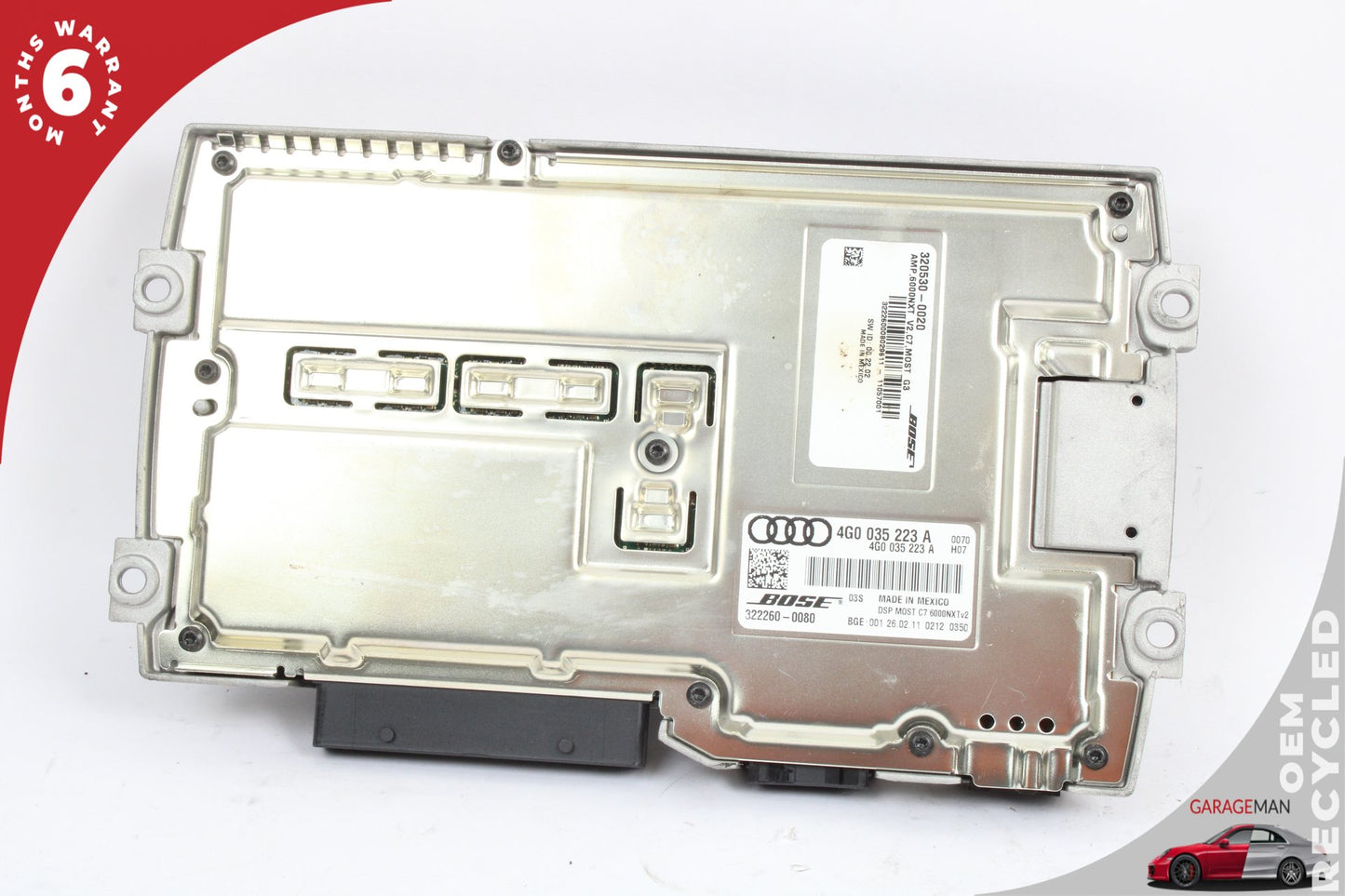 2012-2018 Audi A6 C7 Sedan Radio Amplifier 4G0035223A OEM