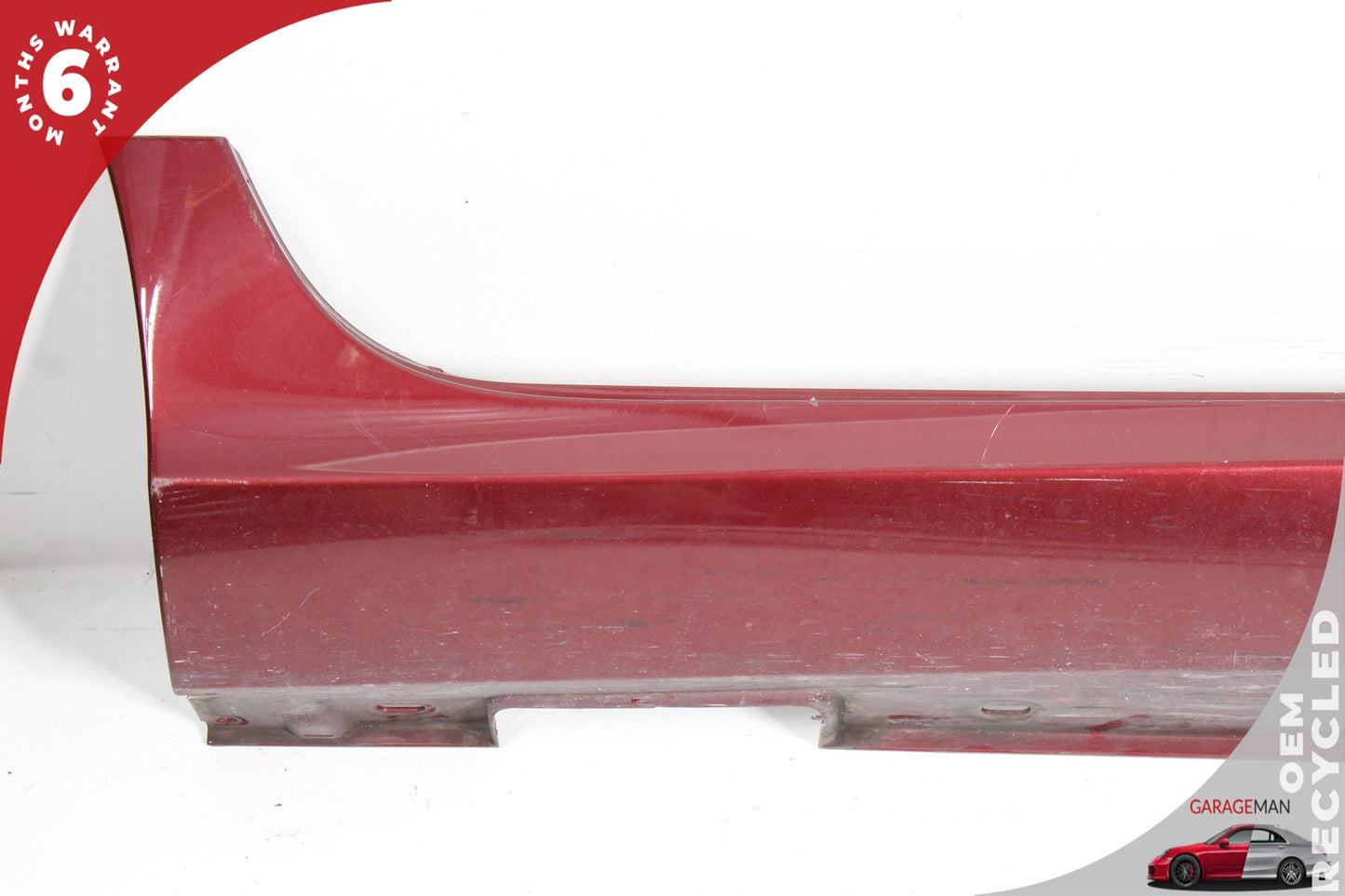 2012-2014 Mercedes W218 CLS550 CLS63 AMG Right Side Skirt Rocker Panel Red OEM
