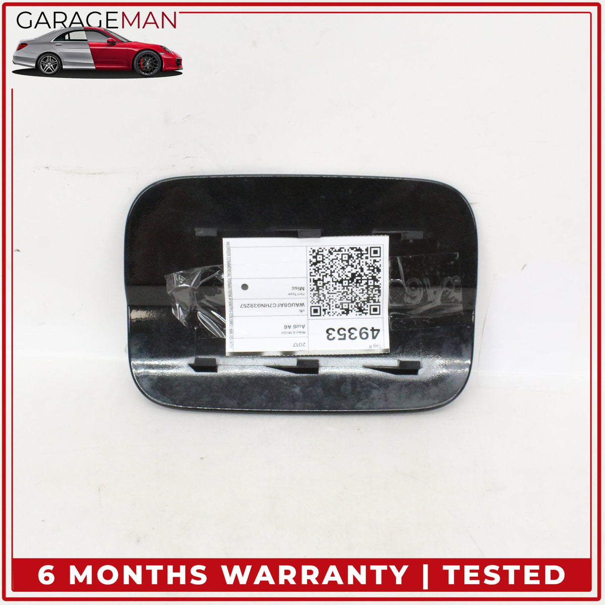 2012-2018 Audi A6 S6 Gas Tank Door Flap Lid Mythos Black Metallic 4G0809907 OEM