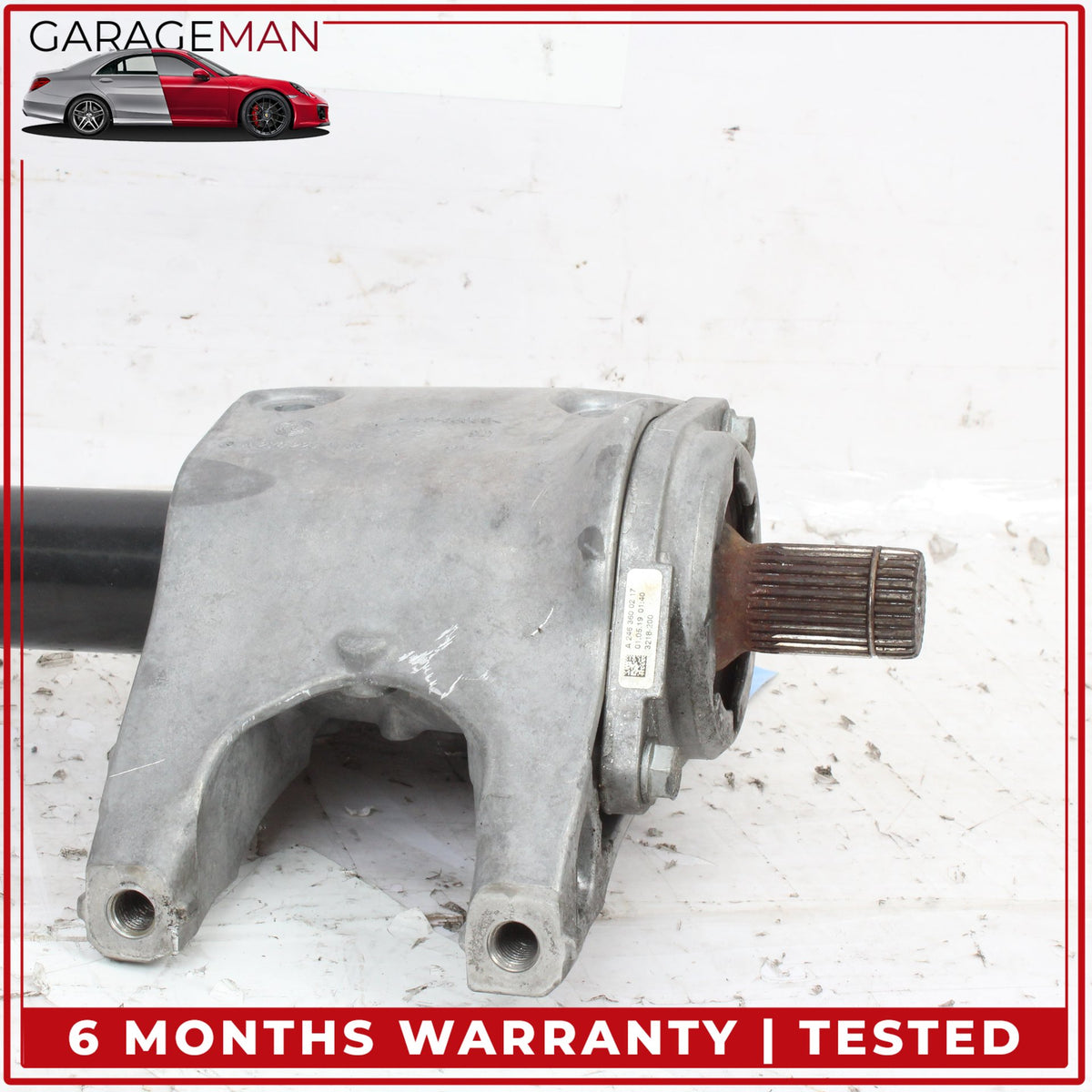 2014-2020 Mercedes X156 GLA250 AWD Front Intermediate Shaft w/ Bracket OEM