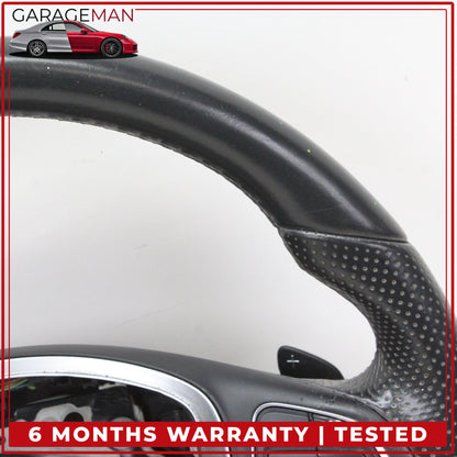 2014-2019 Mercedes W117 CLA250 Steering Wheel w/ Paddle Shifters 0004601403 OEM