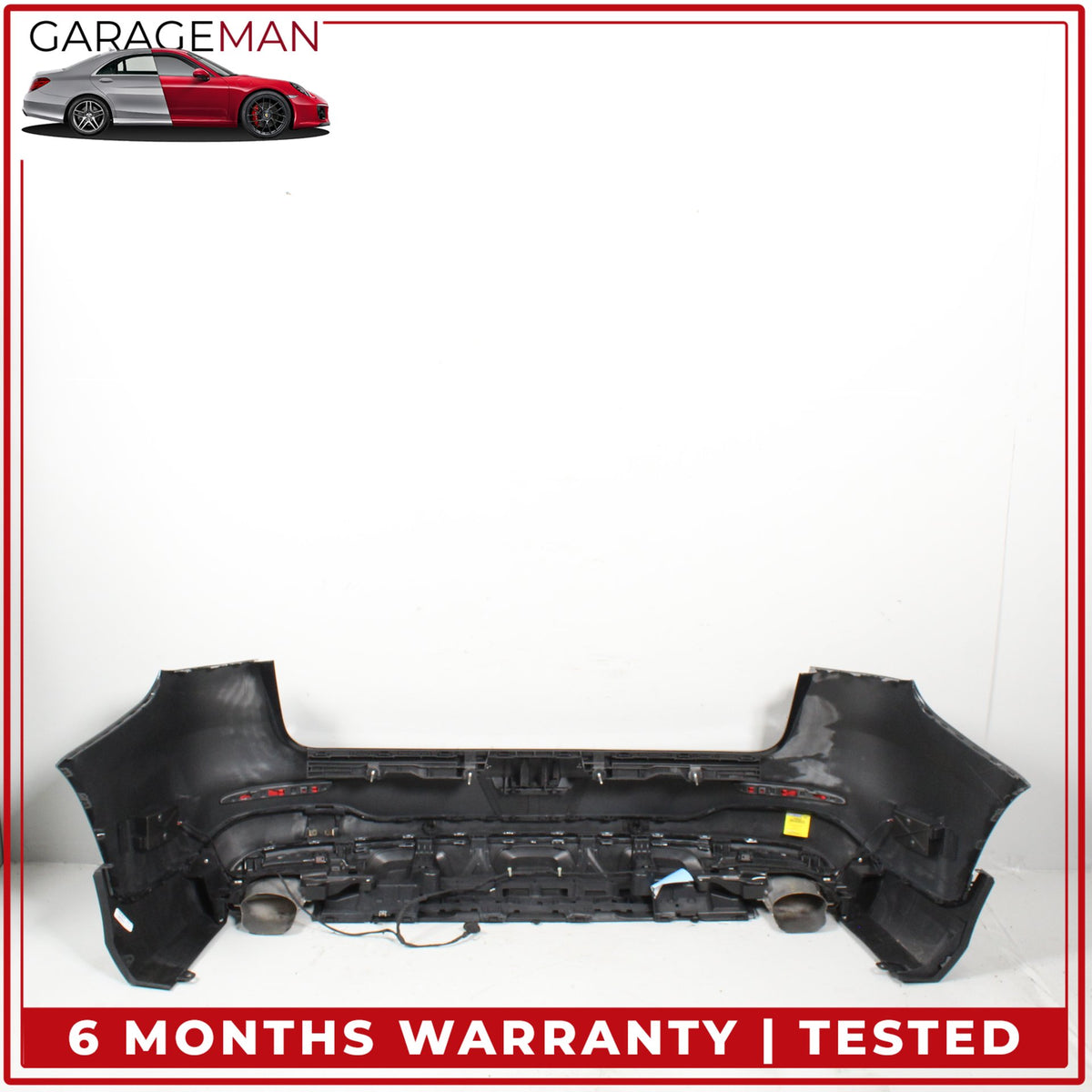2016-2018 Mercedes-Benz GLC300 Rear Bumper Cover Assembly 2538852201 Black OEM