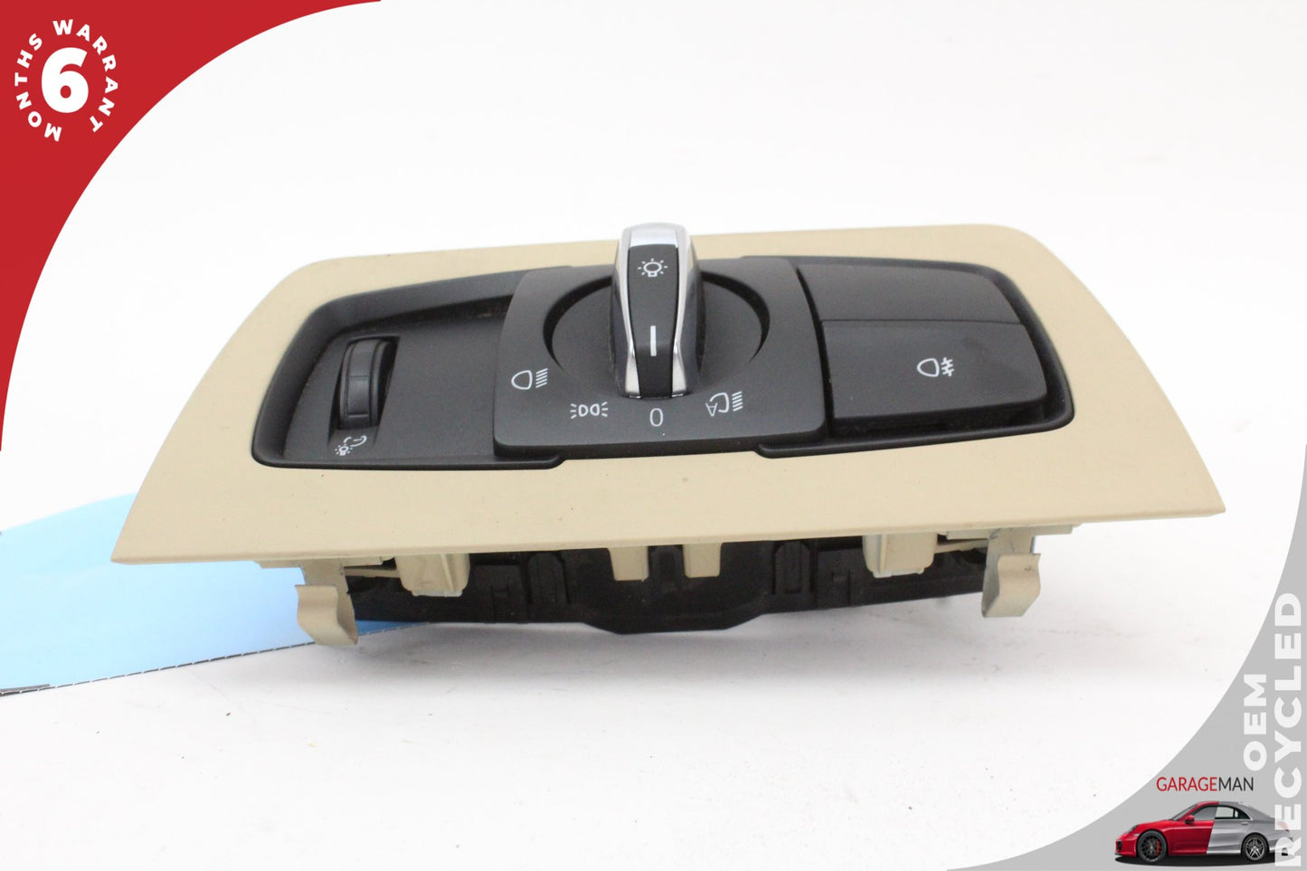 2012-2018 BMW 320i 328i 335i F30 Headlight Lamp Control Switch w/ Trim OEM