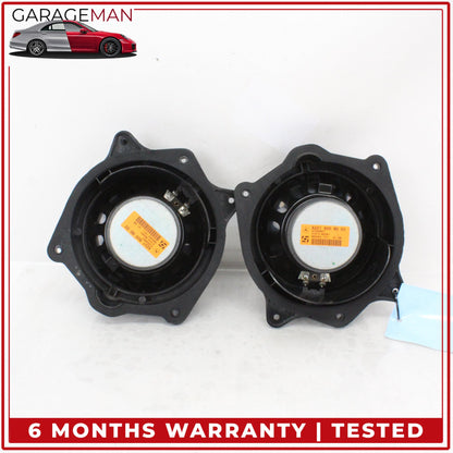 2010-2013 Mercedes W221 S400 Rear Left and Right Side Door Audio Speaker Set OEM