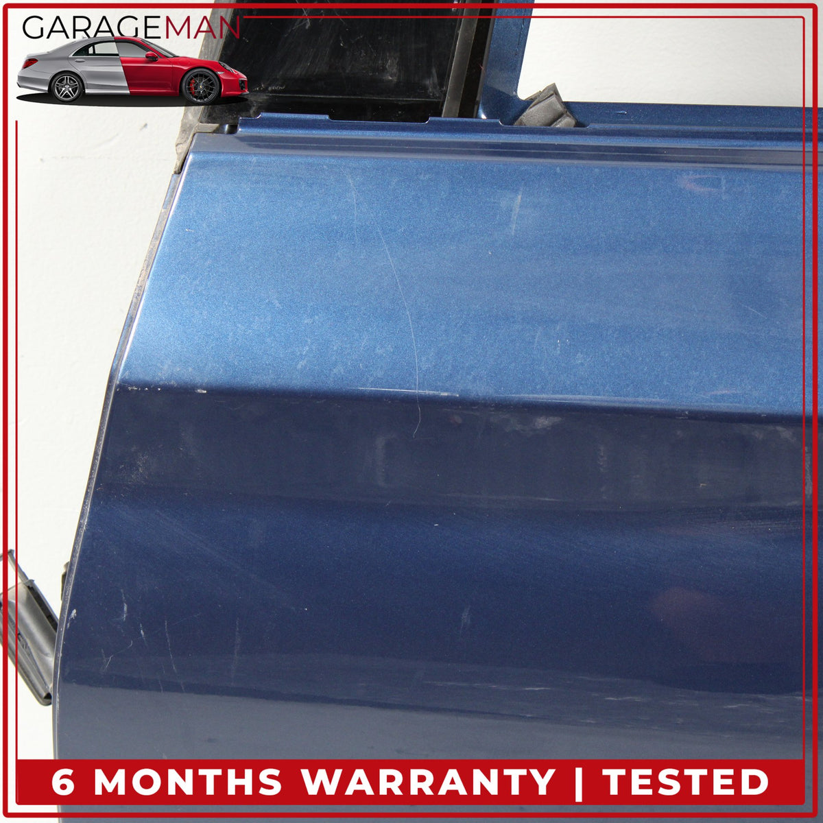 2018-2024 BMW X3 G01 Rear Left Driver Side Door Shell Blue Metallic OEM