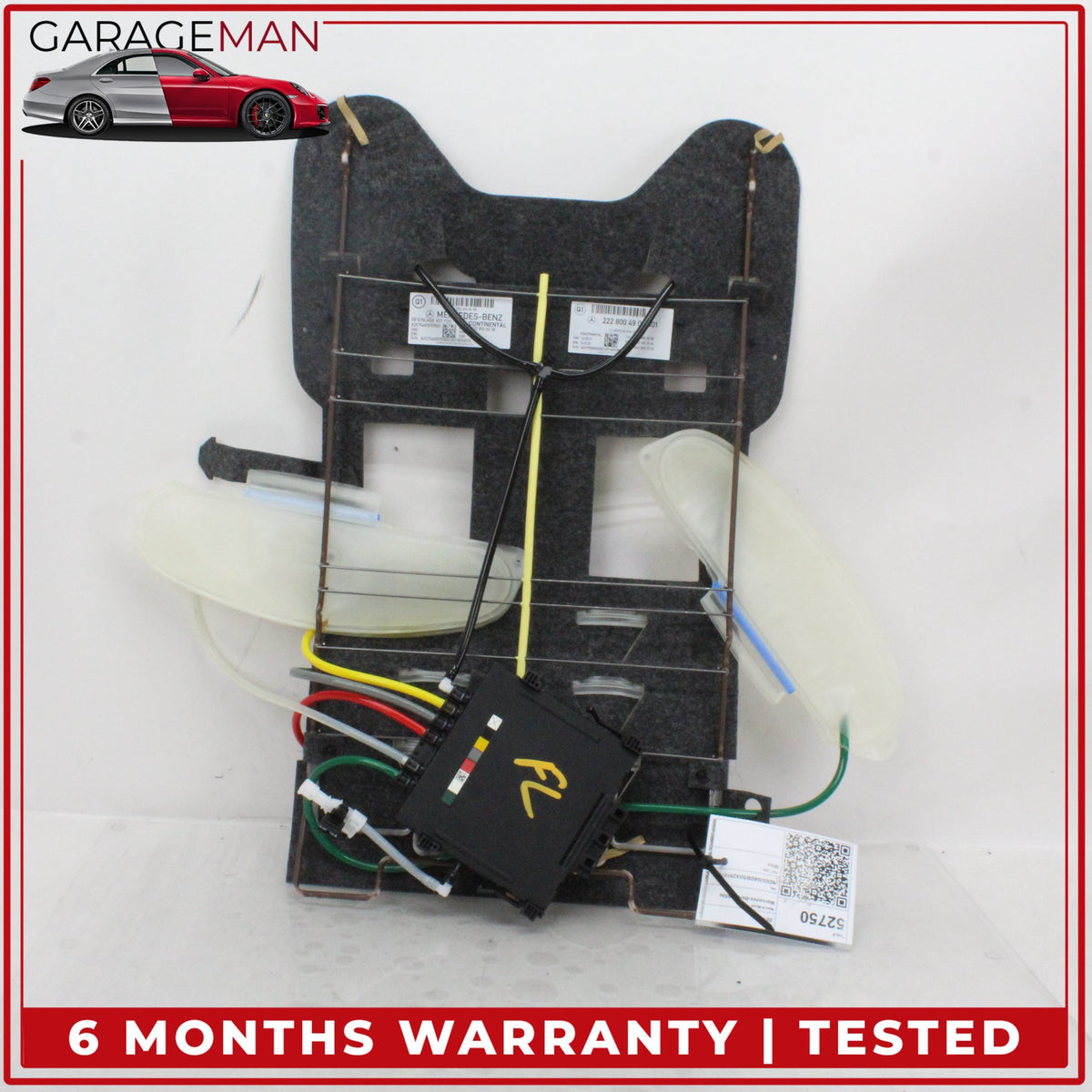 2014-2017 Mercedes W222 S550e Front Left or Right Top Seat Bladder Bolster OEM