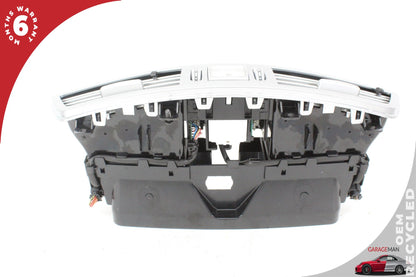 07-13 Mercedes-Benz S550 W221 Center Dash AC Air Vent Trim Clock 2218300954