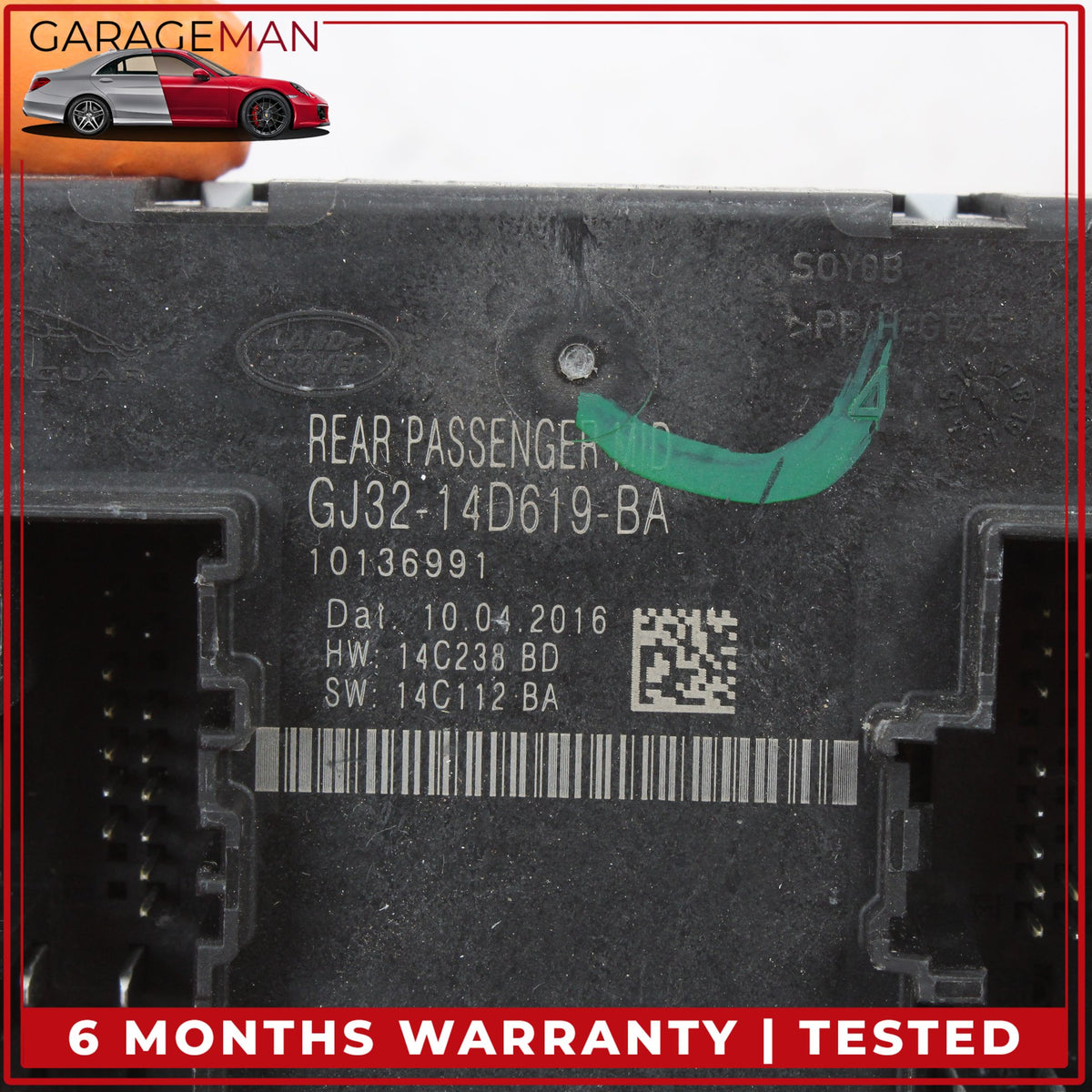 2014-2022 LR Range Rover L494 Rear Right Passenger Side Door Control Module OEM