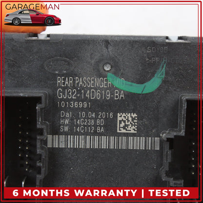 2014-2022 LR Range Rover L494 Rear Right Passenger Side Door Control Module OEM