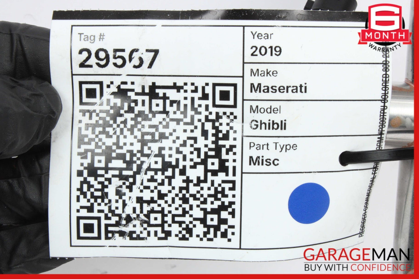 2014-2020 Maserati Ghibli M157 Right Fuel Rail w/ Injectors 000283629 OEM