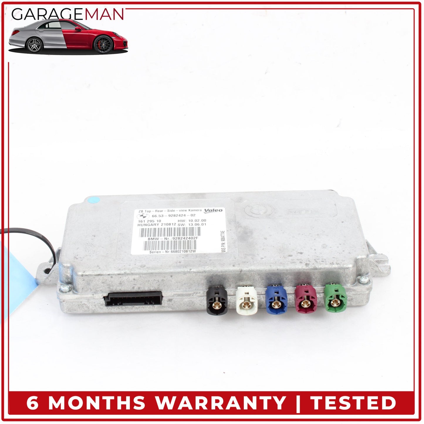 2012-2019 BMW 650i Top Rear View Surround Camera Control Module Unit 9282424 OEM