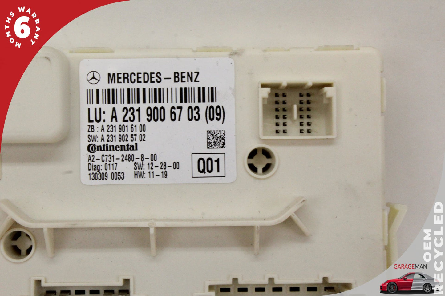 2013-2020 Mercedes R231 SL550 Convertible Top Roof Control Module 2319006703 OEM