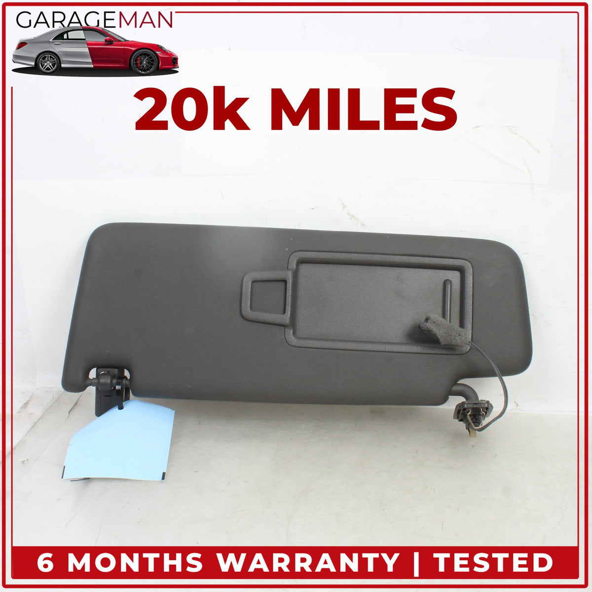 2019-2026 Porsche Macan 95B Front Left Driver Side Sun Visor 95B857551DB OEM