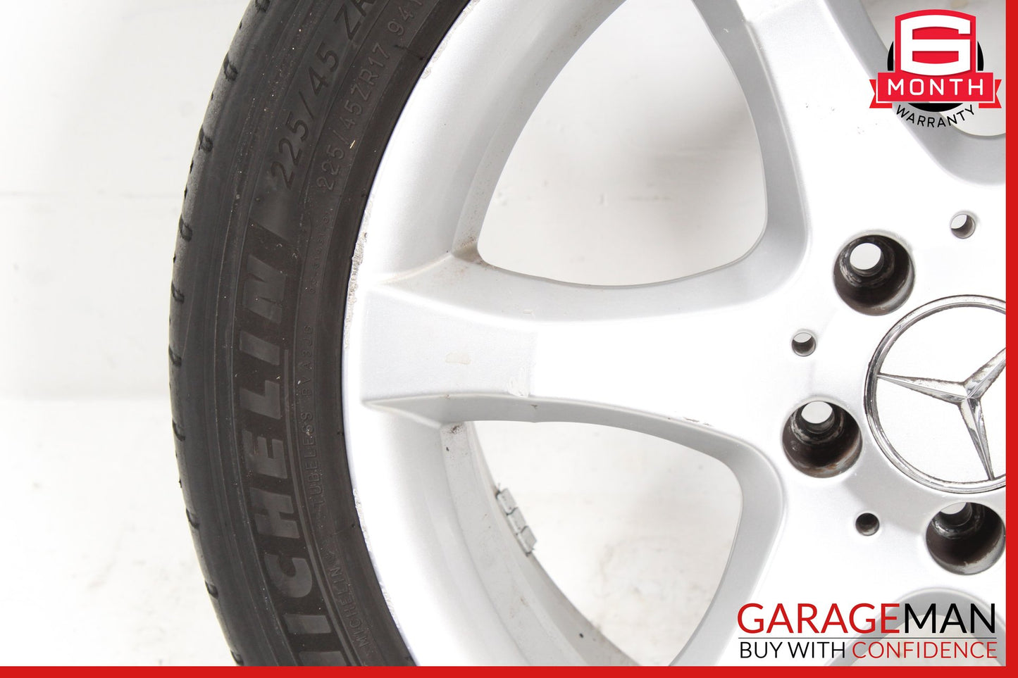 2005-2007 Mercedes W203 C230 C350 Front Wheel Rim w/ Tire 7.5JX17H2 ET36 OEM