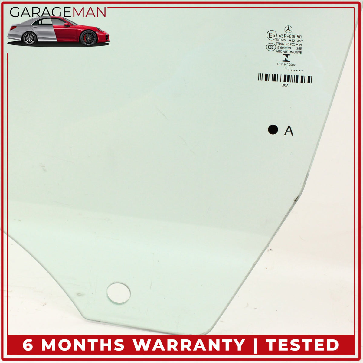 2011-2017 Mercedes W207 E400 Front Left Driver Side Door Window Glass OEM