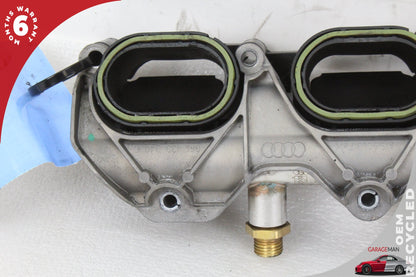 2011-2018 Audi Q7 Porsche Cayenne 958 Left Lower Intake Manifold w/ Bracket OEM
