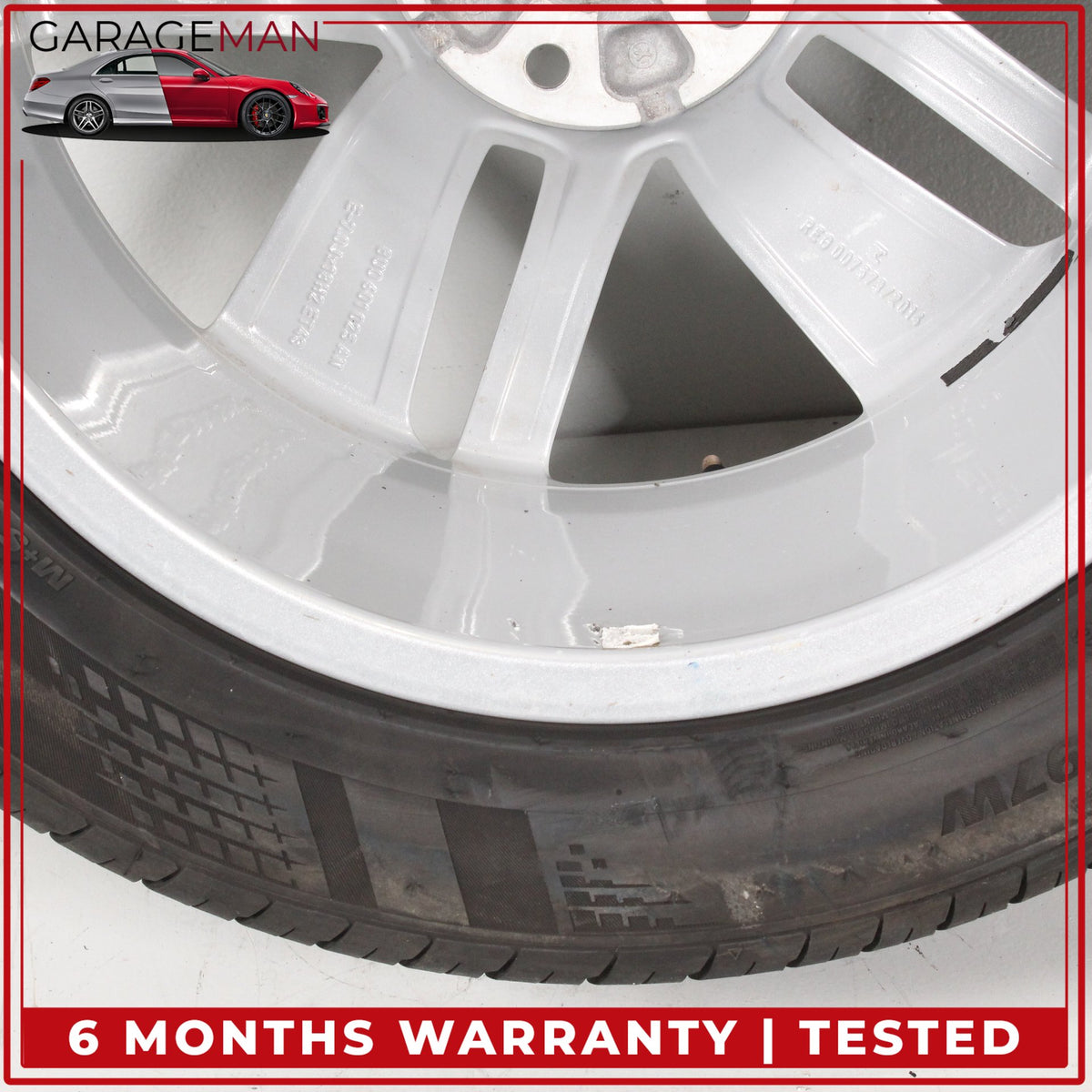 2016-2018 Audi Q3 Front or Rear Side Wheel Rim w/ Kumho Tire 7JX18H2 ET43 OEM