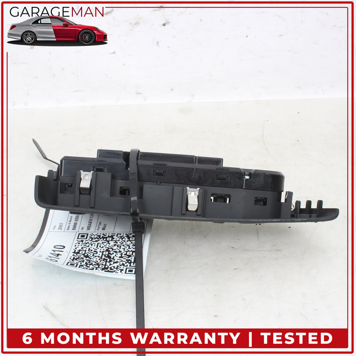 2004-2010 BMW 650i E64 Front Left Driver Door Master Window Switch Control OEM